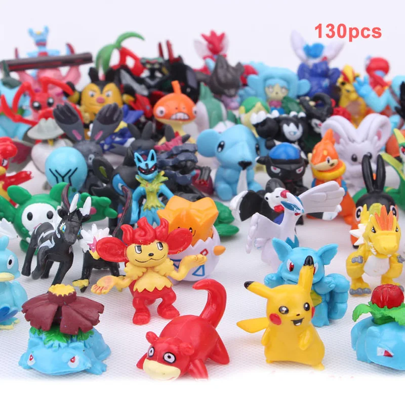Куклы TAKARA TOMY Pokemon Pocket Monster Pikachu фигурки модели игрушки подарки для детей 5 см 130