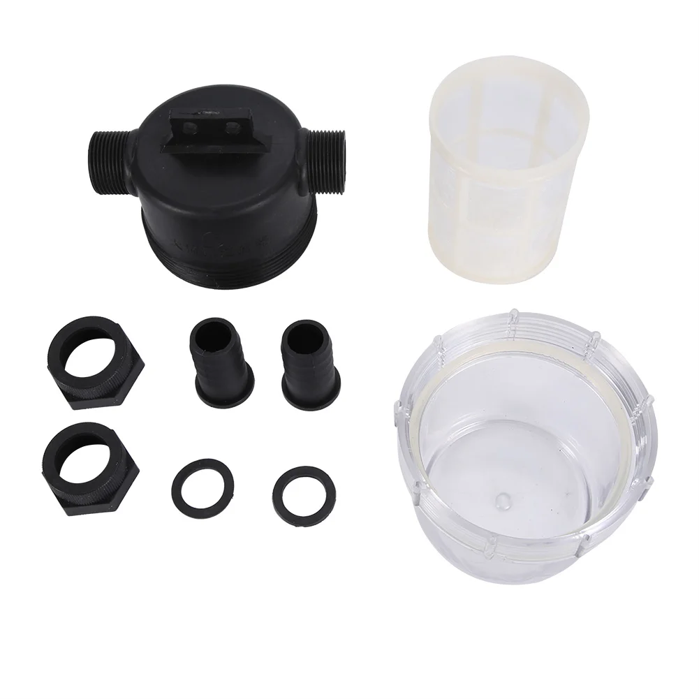 

Transparent Inline Mesh Strainer Water Pump Filter Irrigation High Flow Kitchen Storage Gadgets Tools