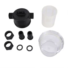 Transparent Inline Mesh Strainer Water Pump Filter Irrigation High Flow Kitchen Storage Gadgets Tools