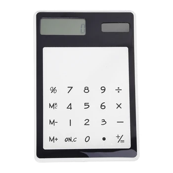 

Desk Solar Transparent Touch Calculator Black 8 figures