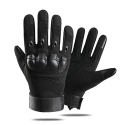 Touch Screen Off-Road Motorcycle Gloves Tactical Artificial Leather Hard Knuckles Full Finger Sports Protective Equipment Gloves