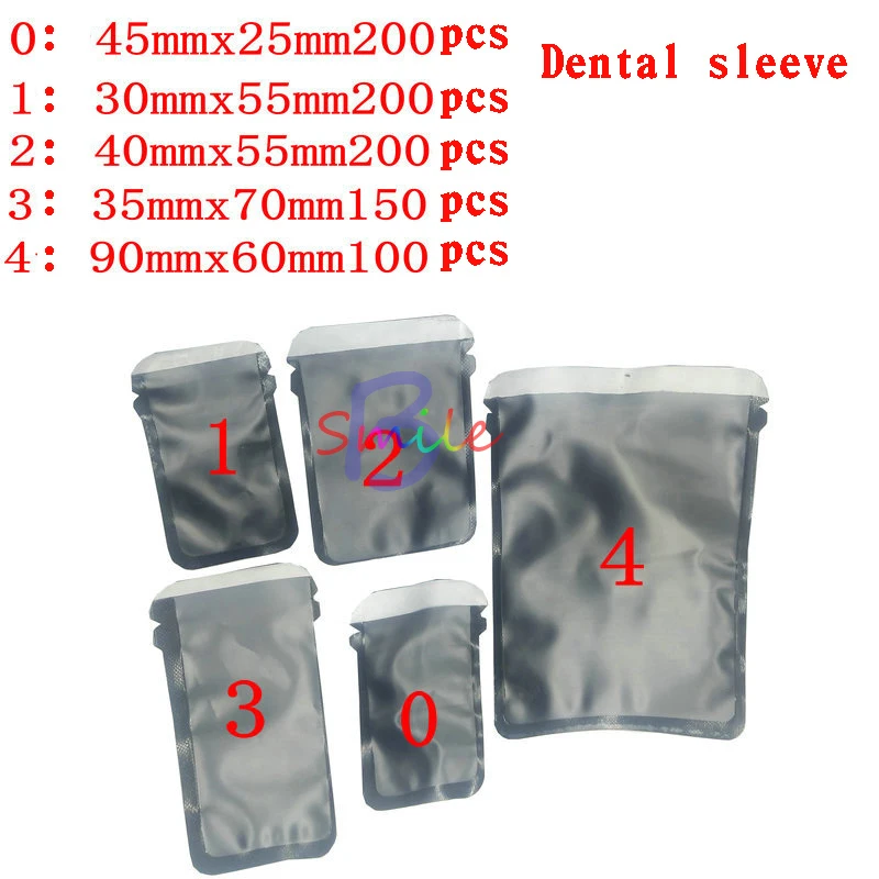 

Dental Consumables Materials Dental Barrier Envelopes Dental Bags For X-ray Film 0# 1# 2# 3# 4# X-ray Film Bags