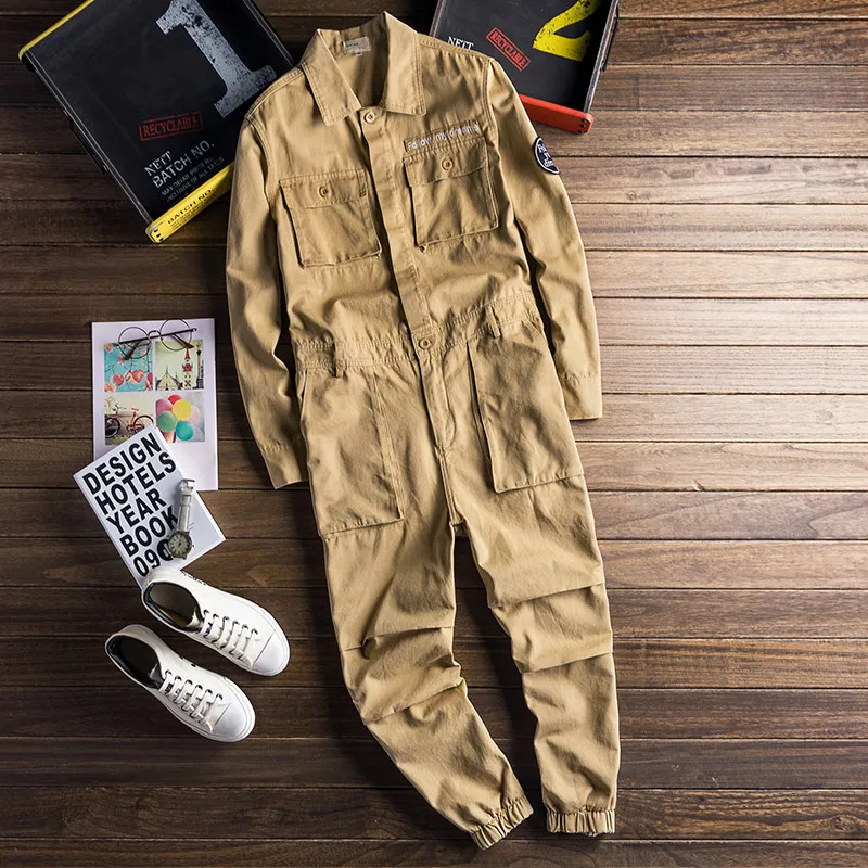 MORUANCLE мужские Модные джинсы в стиле хип-хоп Комбинезоны для спецодежды джинсовые комбинезоны с несколькими карманами брюки на подтяжках для мужчин размер S-3XL