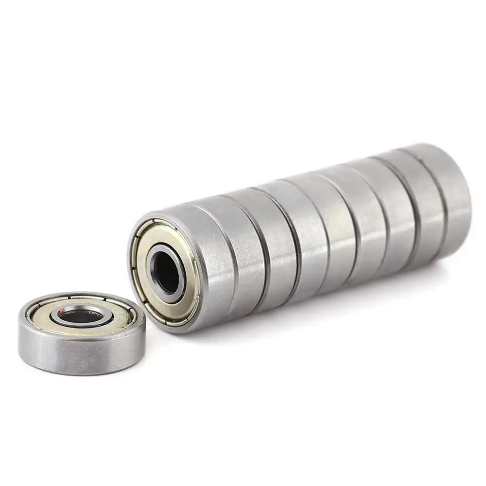 

10 Pcs/set Metal Shielded Durable Multi-Use Carbon Steel Miniature 626ZZ Ball Bearings 6x19x6mm