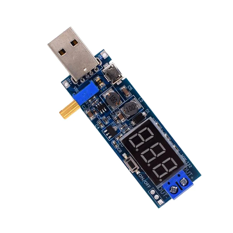 GTBL DC-DC 5V до 3 5 V / 12V USB Шаг вверх/вниз Питание Модуль Регулируемый повышающий