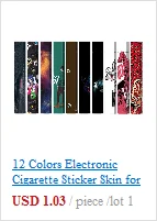 5 стиль красочные кожи стикер электронная сигарета ПВХ чехол для Juul