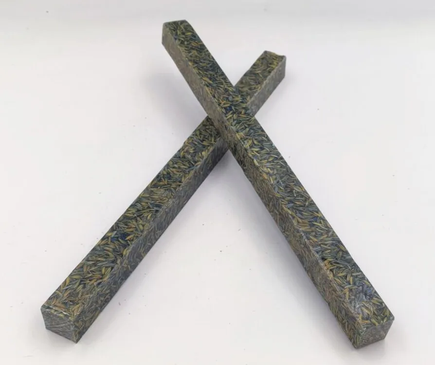 20X300MM resin with rice husk plastic pen blank | Канцтовары для офиса и дома