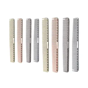 

1PC Hair Comb Professional Stainless Steel Hair Brushes Barber Comb Hairdressing Styling Cutting Accessaries Handle Hair Wi U3N7