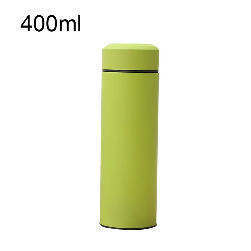 500 мл домашний термос для чая, вакуумная колба с фильтром из нержавеющей стали, Термокружка для кофе, бутылка для воды, офисная, деловая Термокружка - Цвет: green 400ml
