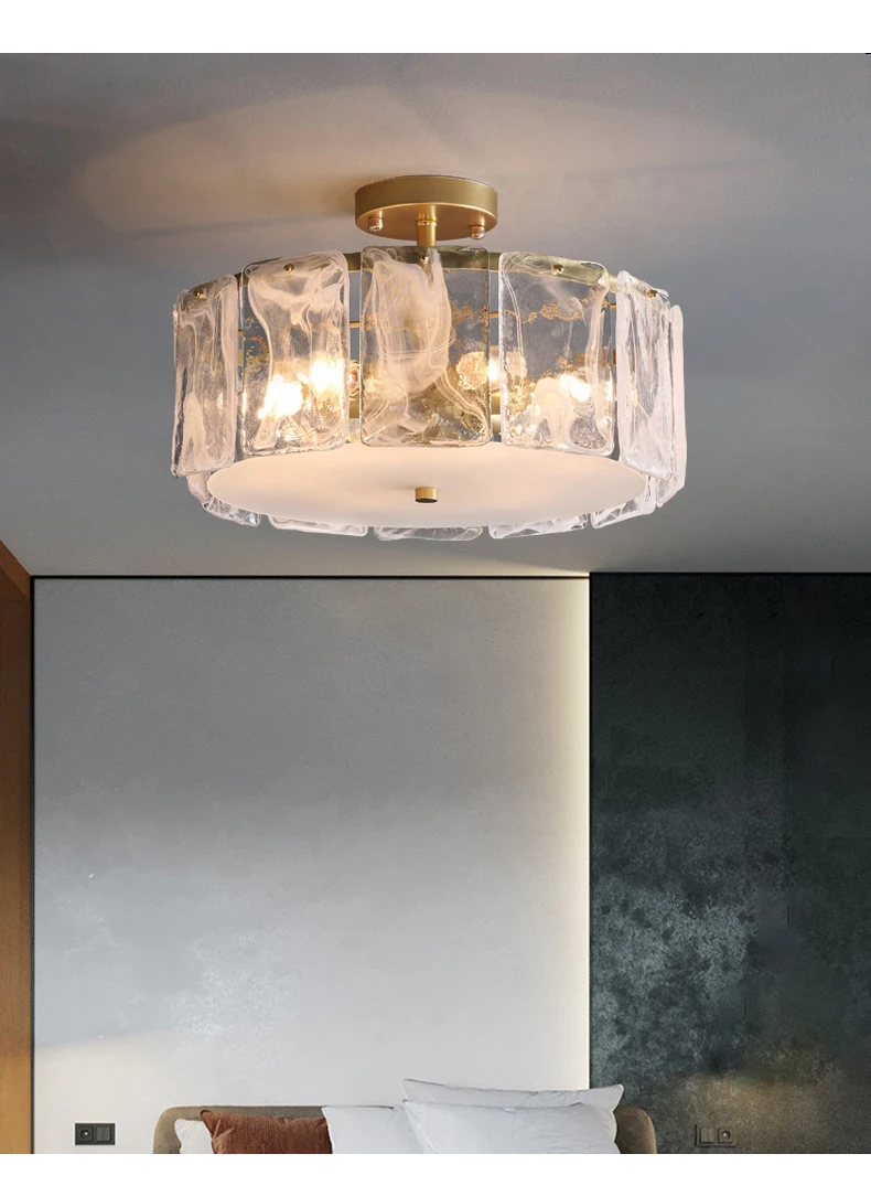 chandelier for living room Modern Nordic Cloud Stone Glass Design LED Chandelier For Living Dining Room Bedroom Kitchen Ceiling Lamp Round Hanging Light orb chandelier