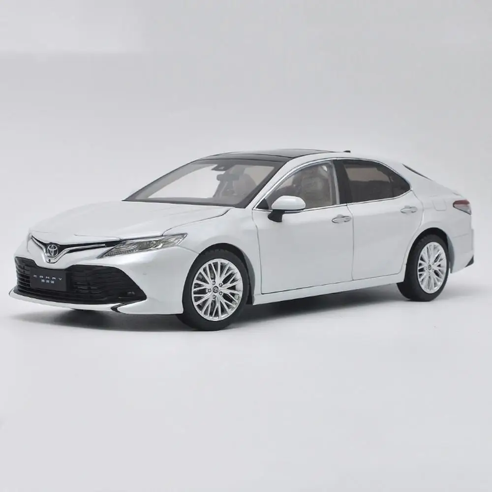 1/18 весы Toyota Camry 8-го поколения белый Литье под давлением модель автомобиля игрушка