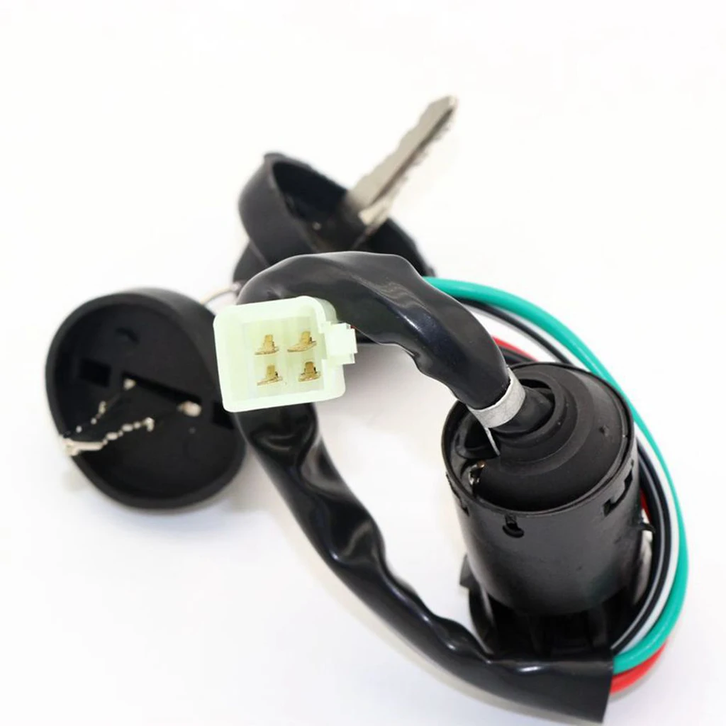 KEY IGNITION SWITCH Mini ATV QUAD POCKET DIRT Chopper BIKE 4 WIRECar