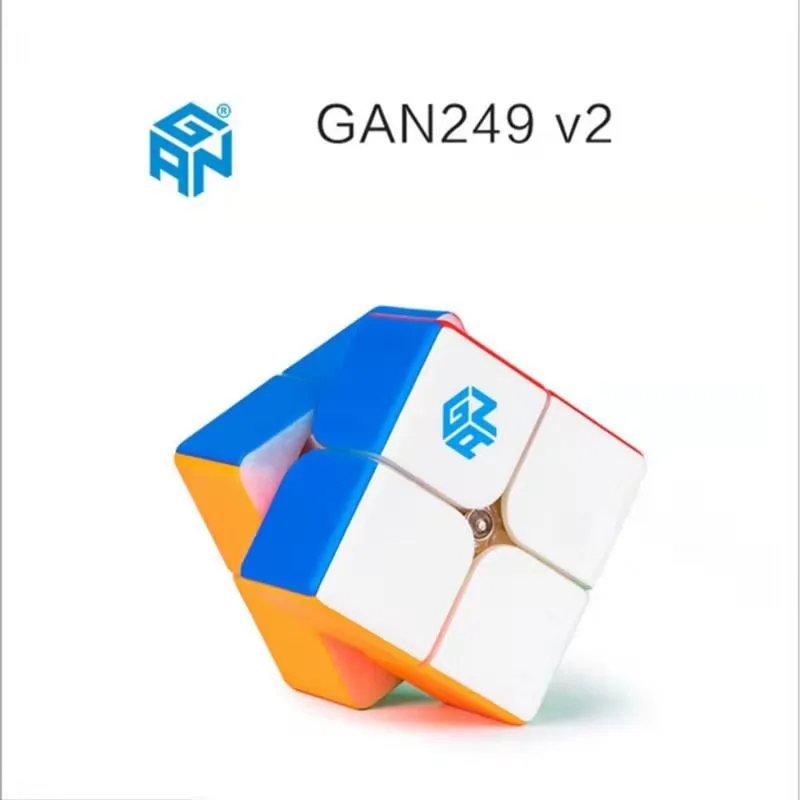 Gan249 V2 Невидимый волшебный куб, Gan249 V2M Магнитный куб, невидимый волшебный куб, 2x2x2 головоломка на скорость конкуренции для детей
