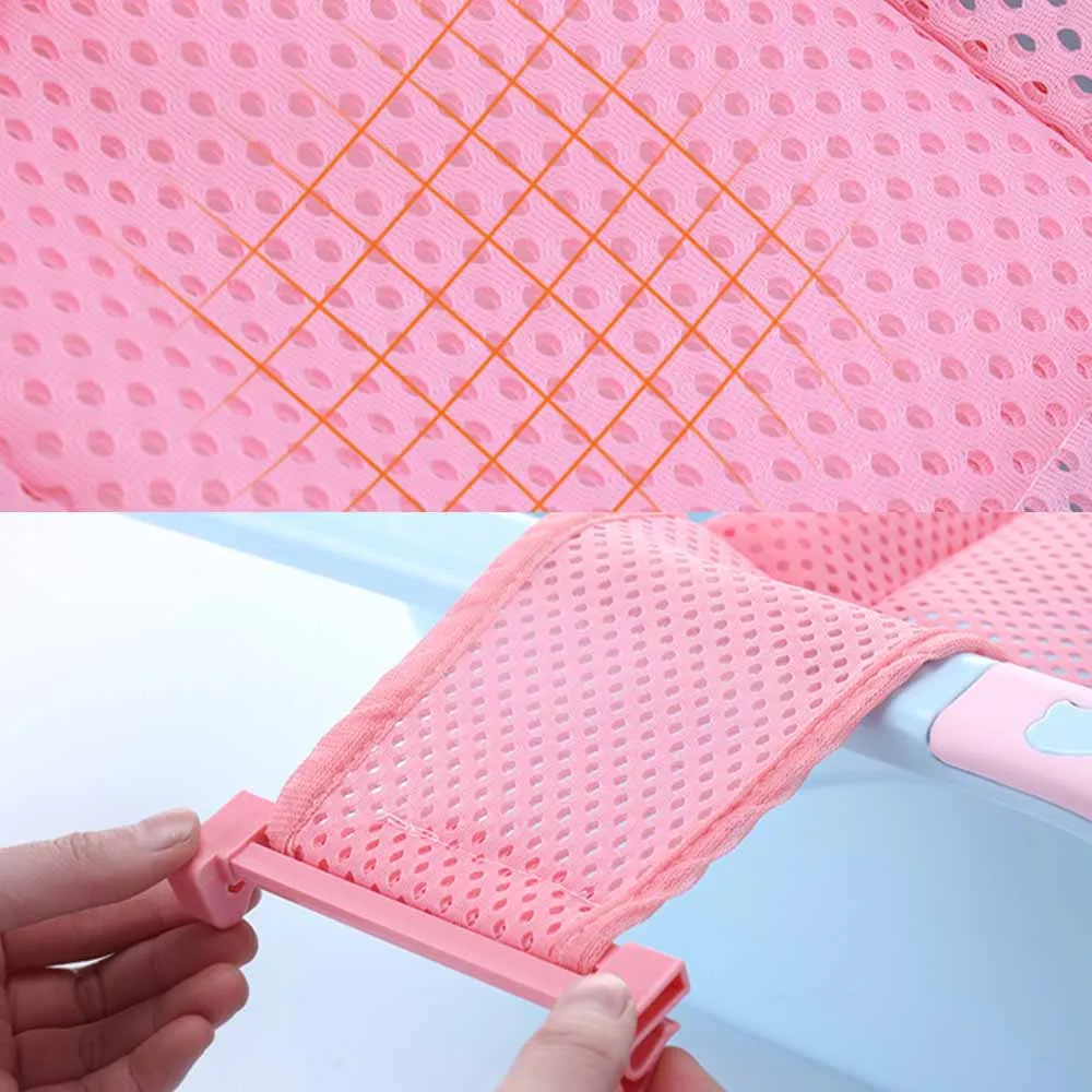 Универсальная Нескользящая детская ванночка регулируемая сетчатая подушка для