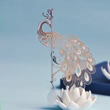 Креативная металлическая Закладка для книги, ретро, маленький свежий Классический китайский стиль подарки