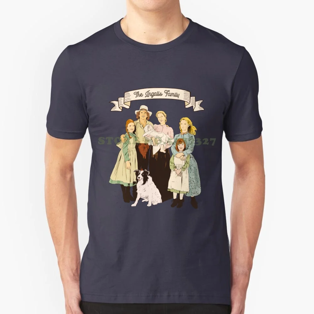 Colorful The Ingls Family In The Little House On The Prairie Summer Funny T Shirt For Men Women The Little House On The