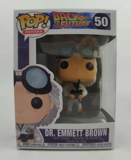 Funko POP Назад в будущее доктор Эмметт коричневый Фильм Виниловые экшн и Игрушечные Фигурки Коллекционная модель игрушки для детей с коробкой - Цвет: 50 with box