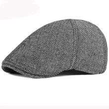HT2825 берет, шапка для женщин и мужчин, полосатая шапка художника, весна-осень, 6 панелей, плоская плюща, газетная Кепка, унисекс, Ретро стиль, береты для мужчин