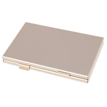 Золотой алюминиевый сплав Micro TF карта памяти кошелек чехол для переноски держатель защитная коробка