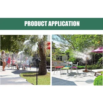 

Fan Misting Kit for A Cool Patio Breeze Misting Line 4 Removable Brass Nozzle Galvanized Solid Brass Adapter PI669