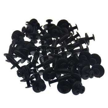 

25 Pairs Universal Auto Front Hole Rivets Fasteners Retainer 6mm