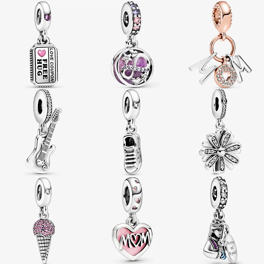 Ожерелье из серебра 925 пробы для браслета мама|Шармы| |