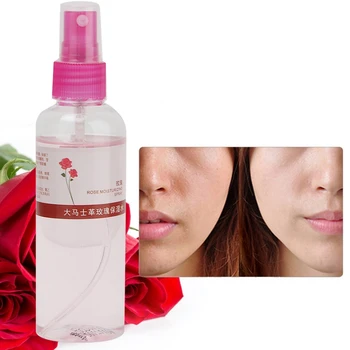 

Portable 105ML Natural Rose Water Moisturizing Hydrating Spray Revitalizing Face Toner Skin Care Spray Face Beauty Rose Water