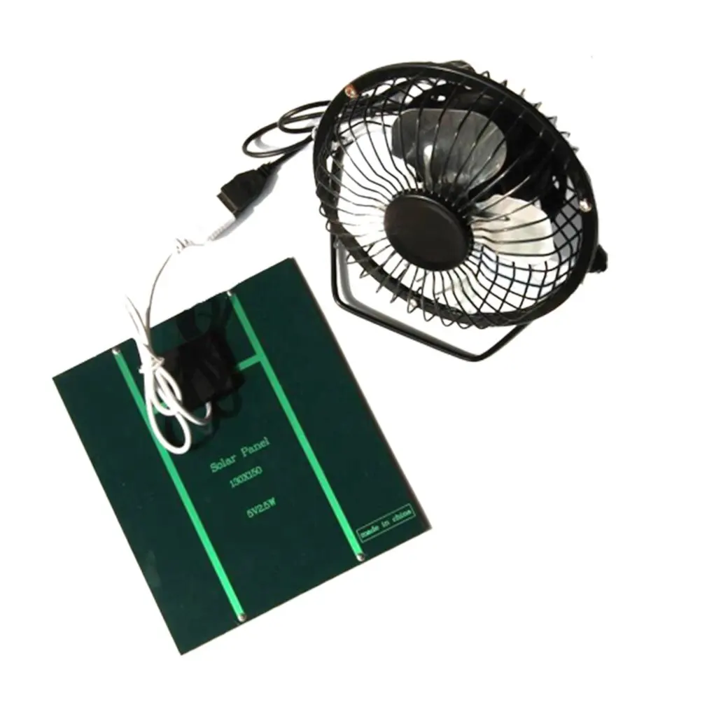 Panel Fan Epoxy Solar Panels / Components Ultra-Quiet Design Comfortable Air Volume Mobile Power | Обустройство дома