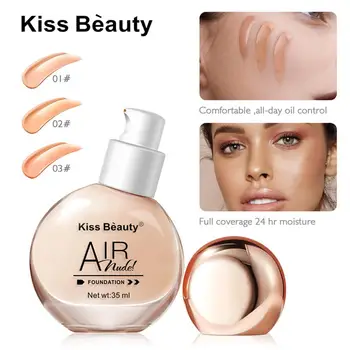 

Yiwa 35ml liquid foundation Light Breathable Natural Matte Makeup Concealer Moisturizing Long-lasting Foundation Solution