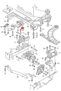 

Baofeng Motor Engine mounts 1J0199851AM for Audi TT for VW Golf IV
