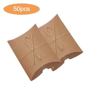 

Cookie Bags 50pcs Kraft Paper Bag Mini Envelope Gift Bags Candy Bags Snack Baking Package Supplies Gift Wrap Glue Box