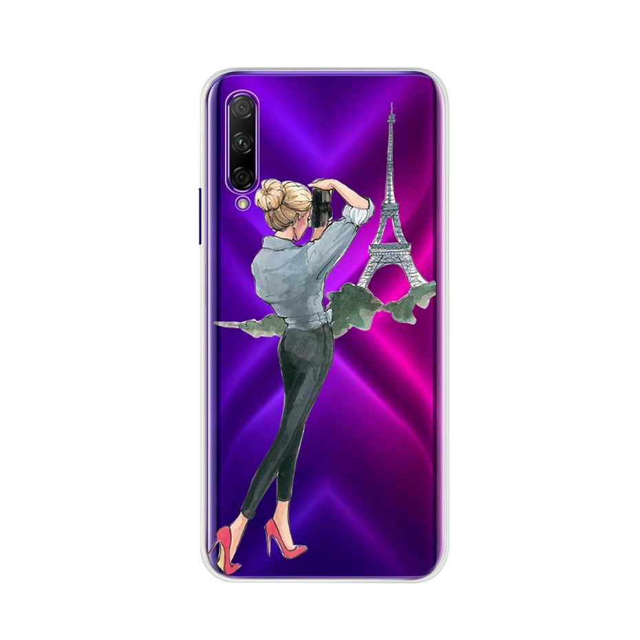 Светло-коричневый Для huawei Honor 9X чехол-накладка глобальная версия мягкий силиконовый чехол для телефона для huawei Honor 9X Premium STK-LX1 9 X Honor 9X Pro чехол s - Цвет: Светло-коричневый