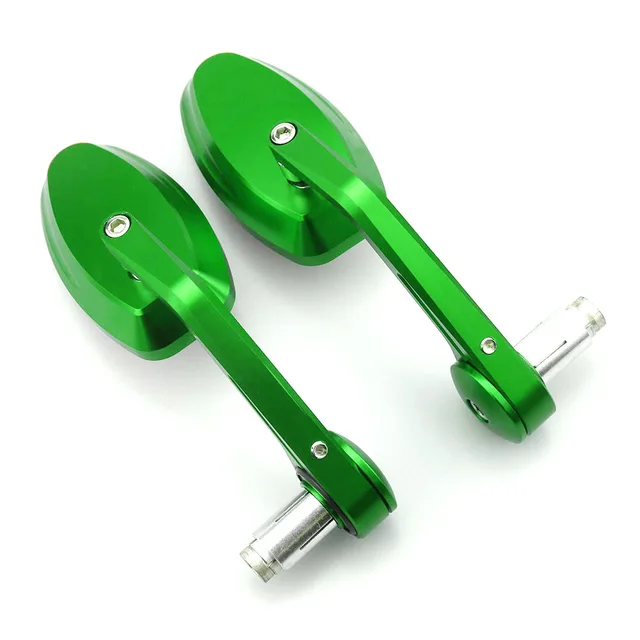 Motorcycle Accessories 22mm CNC Aluminum Oval Handlebar Bar End Rear View Side Mirrors for KTM DUKE RC 390 125 790 250 200 690 Green