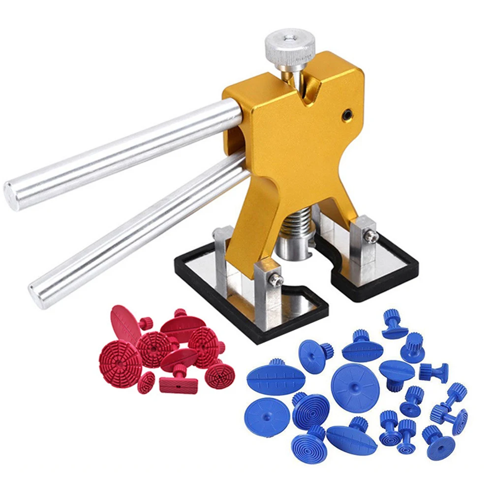 

Auto Paintless Dent Repair Kits Adjustable Gold Lifter Pops a Dent puller Kit for Car Hail Damage Repair Tool Car Dent Removal