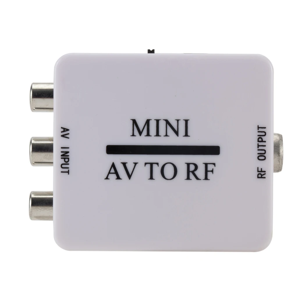 1* AV в РЧ видео конвертер RF67.25Mhz61.25MhzAV в РЧ Усилитель ТВ коммутатор