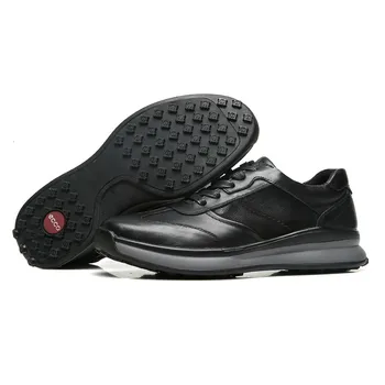 

Ecco men's Casual shoes spring new casual daily running shoes soft comfortable men's Leather Non-slip shoes 513567