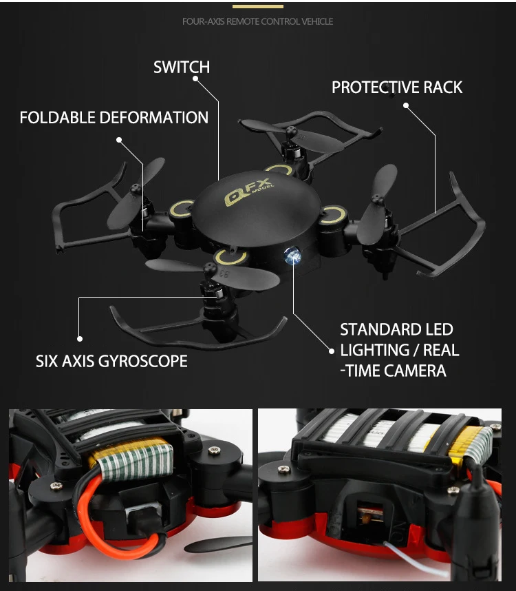 Горячая мини Дрон Wifi Fpv Rc складной Квадрокоптер модель автомобиля игрушка фиксированная высота аэрофотосъемка пульт дистанционного управления игрушка для детей