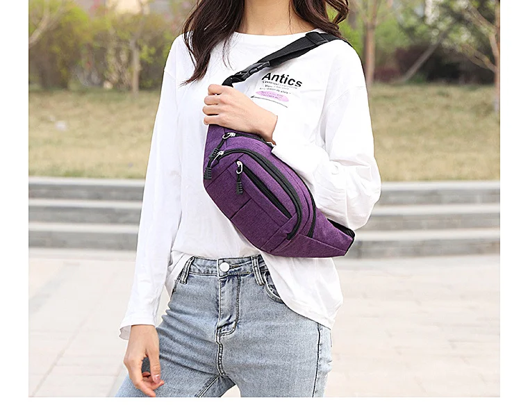 Men Waist Bag Fashion New Packs Purse Casual Large Phone Belt Hip Bag Heuptas Women's Travel Fanny Banana Bags