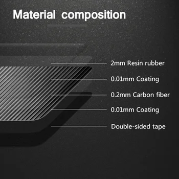

2pcs Window switch trim Auto Carbon Fiber Cover For Nissan 350Z 06-09 Decal