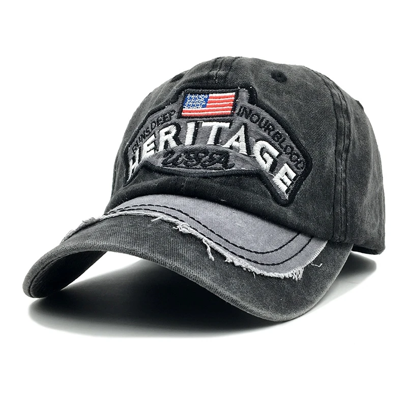 american flag fitted cap