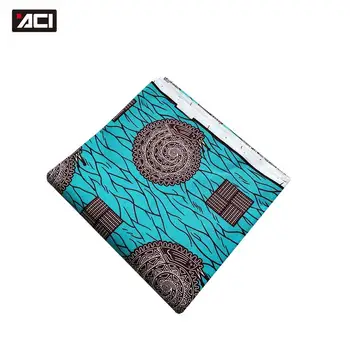 

ACI 2020 New Arrivals African Print Fabric Ankara Wax 6 Yards/Piece Nigeria Wax Tissu Africain Veritable Wax Block Prints Fabric