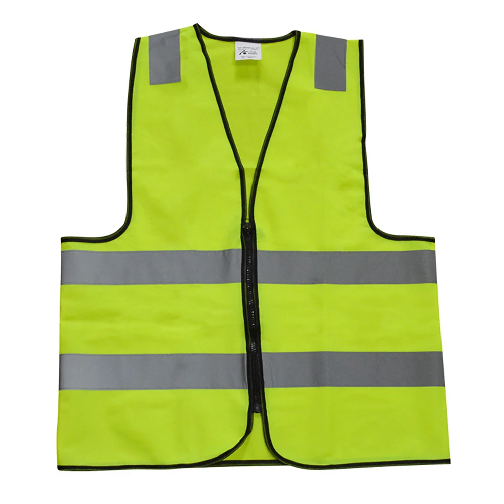 

High Visibility Safety Vest Multi Purpose Vest Bright and Reflective Safety Vest Traffic Safety Reflectors Fluorescent Yellow