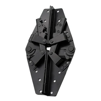 

2pcs Black Steel Heavy Duty Corner Brace Joint Angle Bracket Furniture Folding Brackets TSH Shop