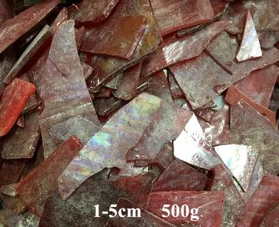 500 г креативная церковная слюда стеклянная мозаичная плитка DIY настенные ремесла ручной работы декоративные материалы различные смеси неправильной мозаичной плитки - Цвет: B