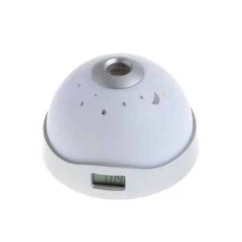 

New Magic LED Color Change Star Sky Night Light Projection Projector Alarm Clock