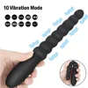 10 Speed Anal Vibrator for Women Anal Beads Prostate Massage Dual Motor Butt Plug Stimulator USB Charge Sex Toys For Men 1