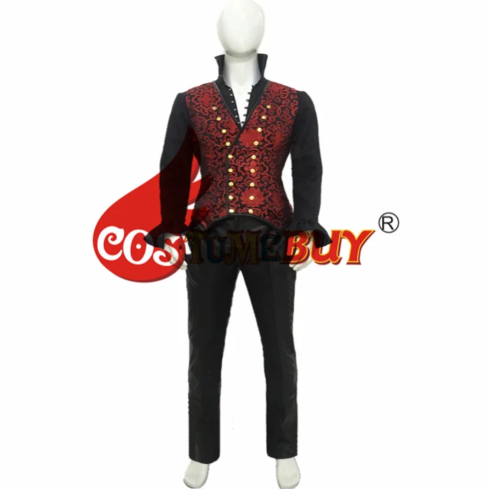Costumebuy Once Upon a Time Киллиан Джонс Капитан Крюк Косплей Костюм Пиратский крюк Косплей Хэллоуин униформа наряд на заказ