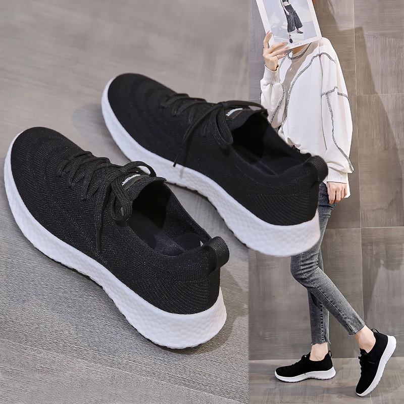 2021New Sneakers Donna Scarpe Casual Leggere Moda Traspirante Walking Running Scarpe Da Donna Zapatos De Mujer Off White Shoes