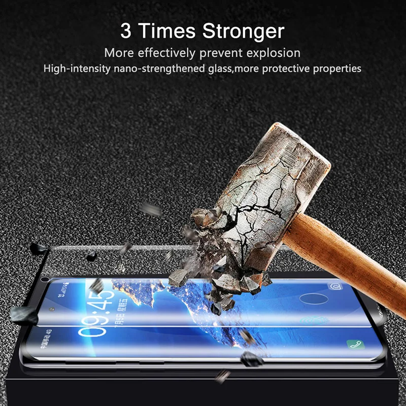 Для samsung Galaxy Note 10+ закаленное стекло 3D изогнутая полноэкранная Защита для samsung Note10 Plus стеклянная пленка защита экрана