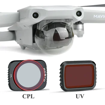 

UV/CPL Filter for DJI Mavic Air 2 Drone Lens Filter Angle Adjustable CPL Filter Gimbal Camera Len Protector Cover Cap Accessory